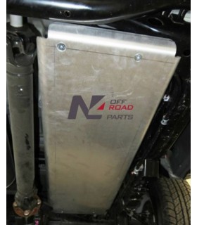 Plancha de proteccion de  deposito  N4 en aluminio de 8mm  para Mitsubishi l200