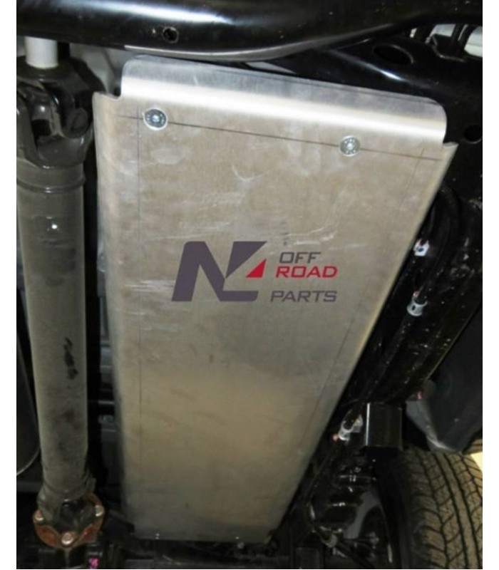 Plancha de proteccion de  deposito  N4 en aluminio de 8mm  para Mitsubishi l200