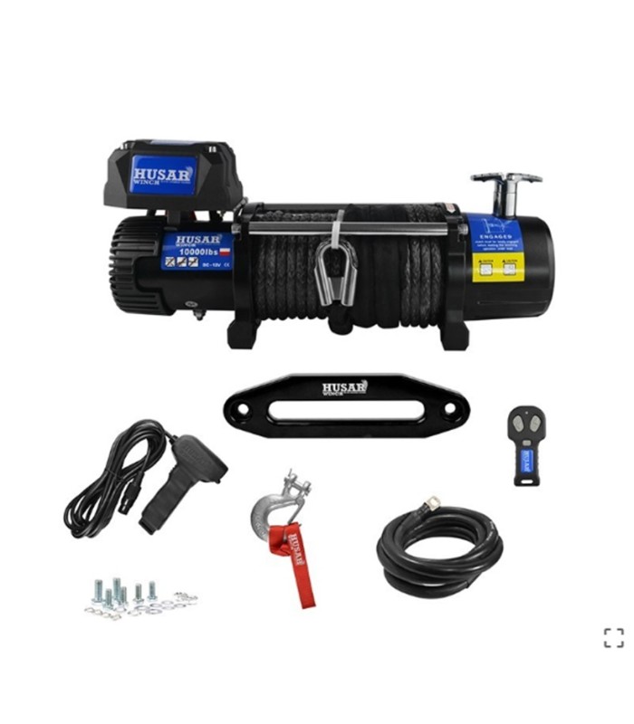 Cabrestante para todo terreno Husar Winch 10000 con cable de plasma