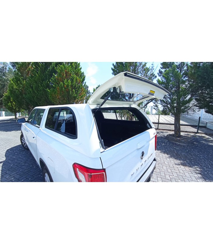 Hard top con ventanas correderas pintado para Ssangyong Musso largo