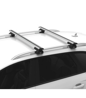 Barras de techo Cruz Airo para viaje de Dacia Duster