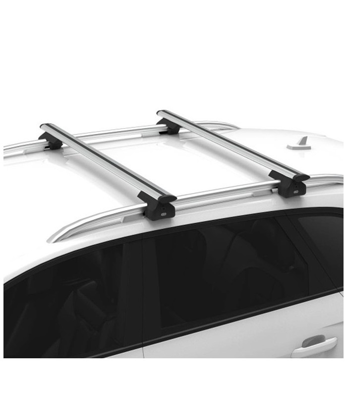 Barras de techo Cruz Airo para viaje de Dacia Duster