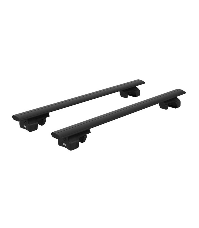 Barras de techo Cruz Airo negras para viaje de Dacia Duster