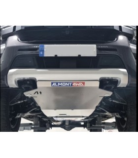 Protector de carter Almont en aluminio de 8mm  Ford Ranger  T9 HIBRIDA