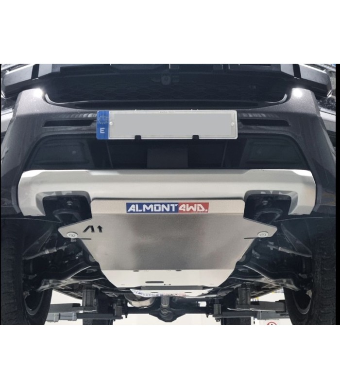Protector de carter Almont en aluminio de 8mm  Ford Ranger  T9 HIBRIDA