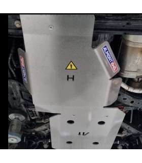 Protector de cambio Almont en aluminio de 8mm  Ford Ranger  T9 HIBRIDA