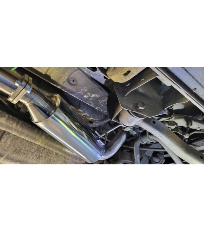 Escape  INTERMEDIO Tecinox de MITSUBISHI MONTERO V80 descatalizador