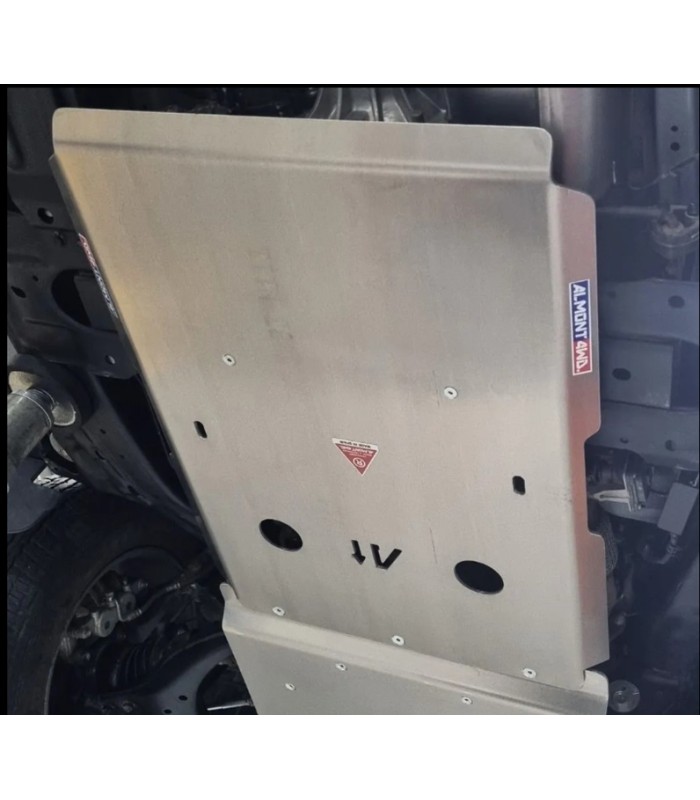 Plancha - Protector caja cambios ALMONT en aluminio de 6mm  para ISUZU D-MAX (2021-2024)
