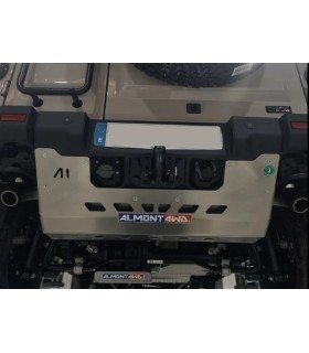 Protector de escape trasero ALMONT  en aluminio 8mm  para Ineos Grenadier