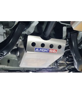 Protector de diferencial trasero ALMONT  en aluminio 6mm  para Volkswagen Transporter T7