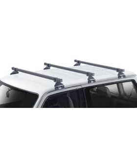 3 Barras  de techo CRUZ  ALU CARGO AF negras de Volkswagen transporter t7