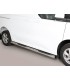 Estriberas de tubo inox Ø76mm para  Volkswagen Transporter  T7