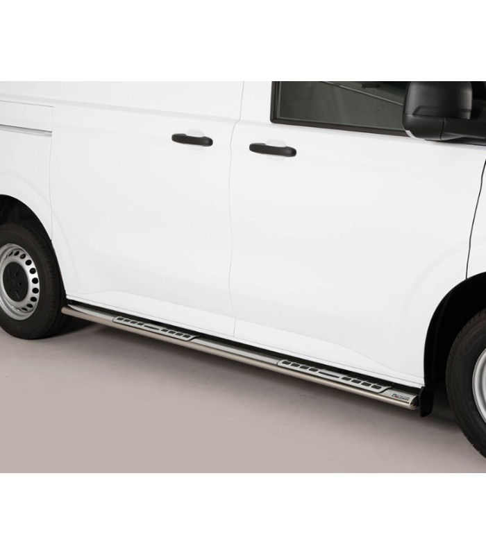 Estriberas DSP oval inox Ø76mm para  Volkswagen Transporter  T7