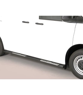 Estriberas DSP oval inox Ø76mm de color negro para  Volkswagen Transporter  T7