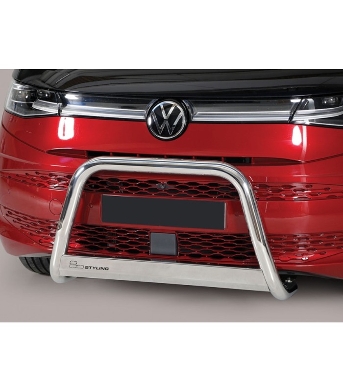 Defensa central inox Ø63mm con traviesa Homologación CE Volkswagen Multivan T7