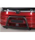 Defensa central negra inox Ø63mm con traviesa Homologación CE Volkswagen Multivan T7