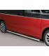 Estriberas de tubo inox Ø76mm para  Volkswagen Multivan T7