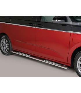 Estriberas de tubo inox oval DSP para  Volkswagen Multivan T7