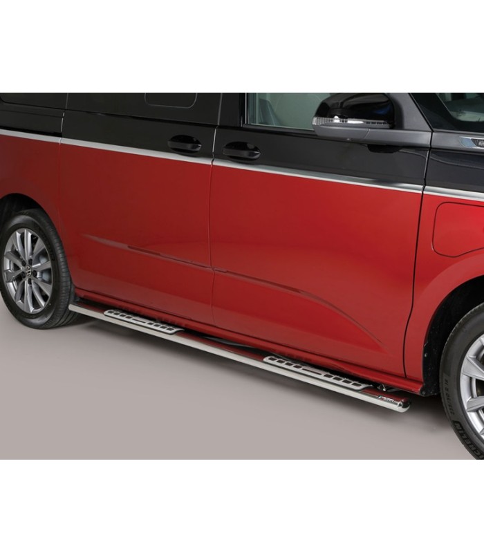 Estriberas de tubo inox oval DSP para  Volkswagen Multivan T7