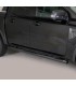 Juego de estriberas laterales de tubo en color negro para Pick up Ford Ranger T9