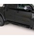Juego de estriberas de tubo oval en color negro para Pick up Ford Ranger T9