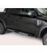 Juego de estriberas de tubo oval negras para Pick up Ford Ranger T9
