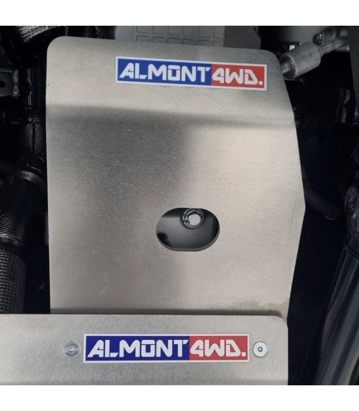 Protector de carter Almont en aluminio de 6mm para BAW 212 Turbo diesel