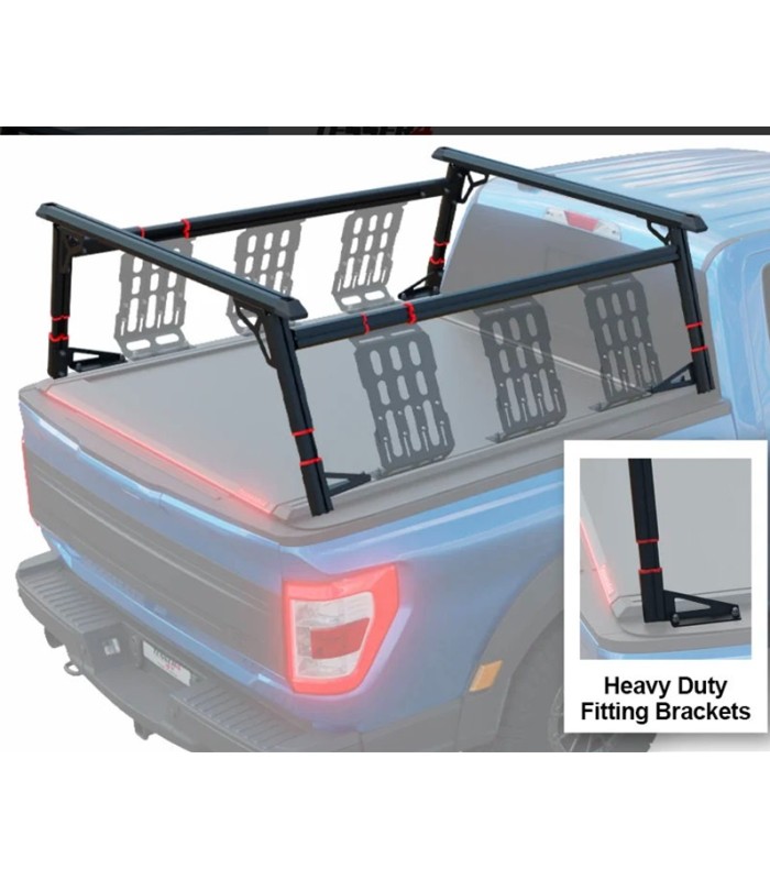 Rack exterior alta / Estructura con baca para caja de pick up con tapa Tessera