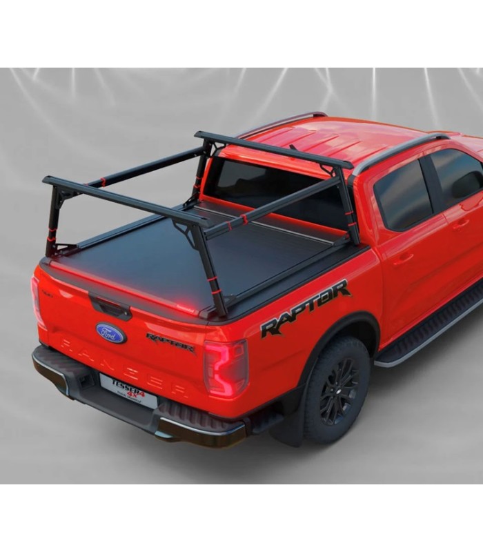 Rack exterior alta / Estructura con baca para caja de pick up con tapa Tessera