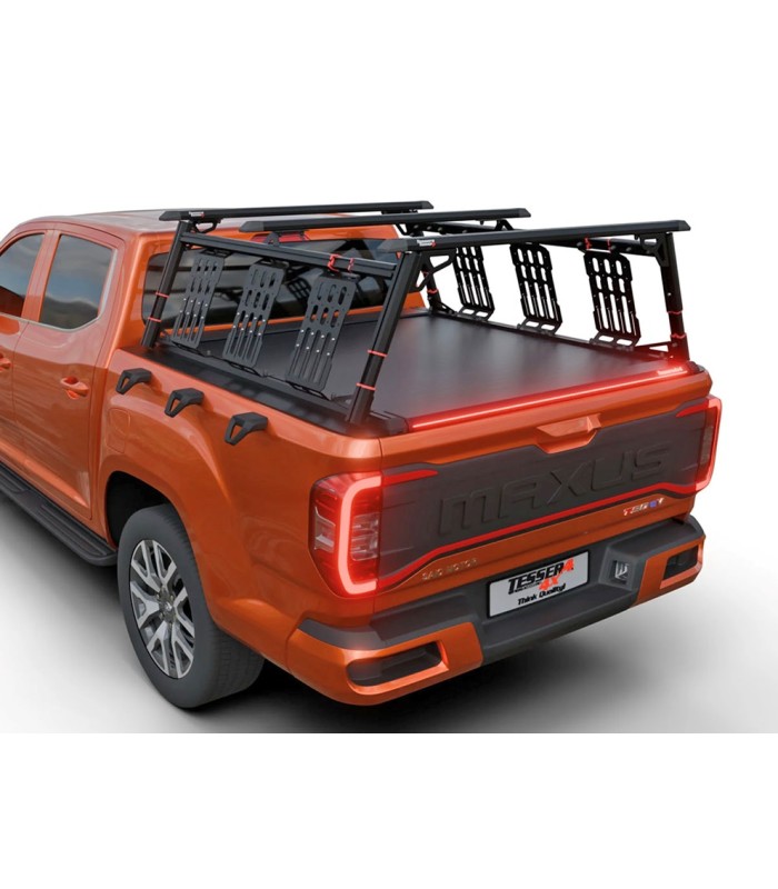 Barra de Rack exterior alta / Estructura con baca para caja de pick up con tapa Tessera