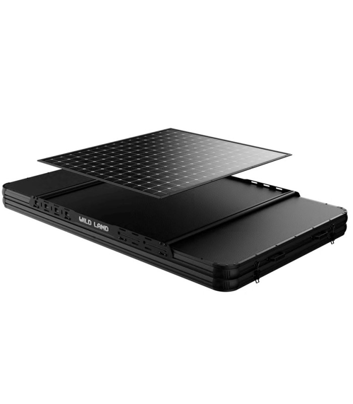 Placa solar para tiendas de techo Wild Land Bretama FAMILY V2 para todo terreno 4x4