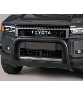 Defensa delantera negra homologada de Toyota Land Cruiser 250