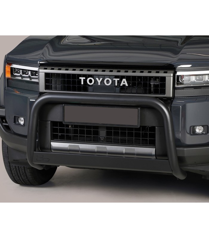 Defensa delantera negra homologada de Toyota Land Cruiser 250