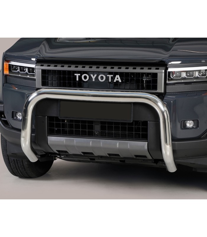 Defensa delantera negra homologable 76mm de Toyota Land Cruiser 250