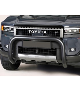 Defensa delantera negra homologable 76mm de Toyota Land Cruiser 250