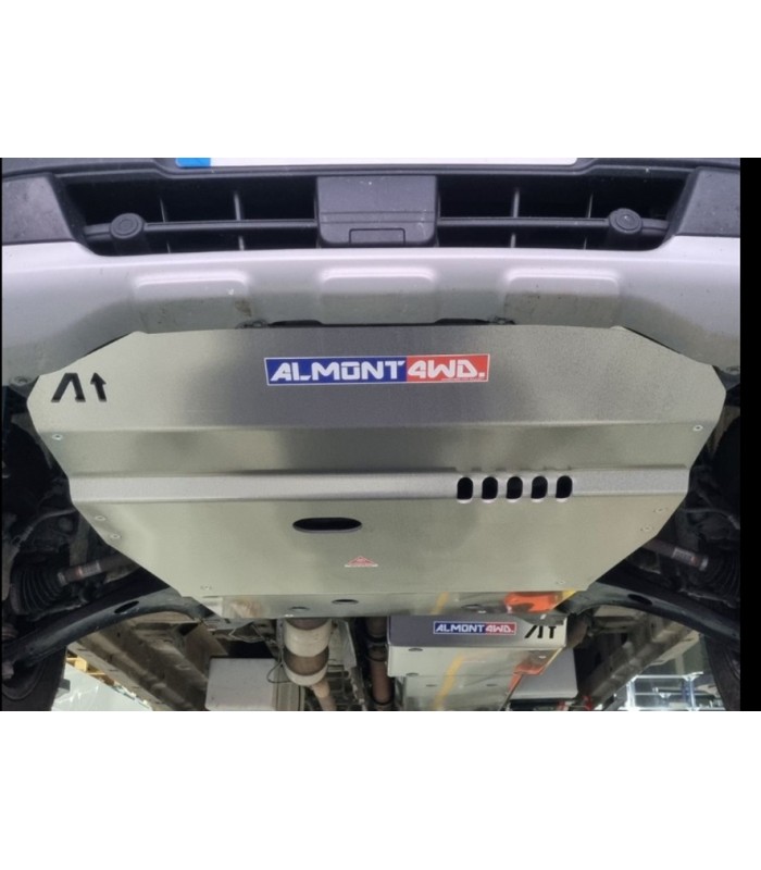 Protector de cárter ALMONT  en aluminio de 6mm para Ford Transit 4x4