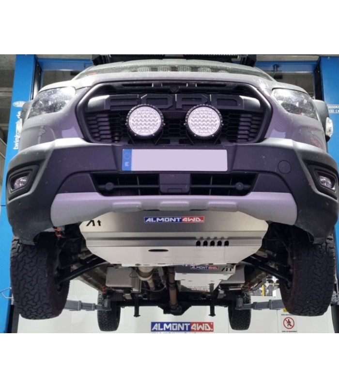 Protector de cárter ALMONT  en aluminio de 6mm para Ford Transit 4x4