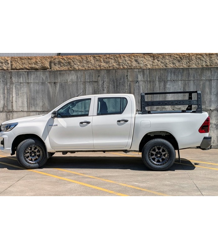 Rack exterior / Estructura con baca para caja de pick up 4x4