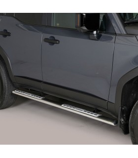 Juego estriberas ovales en acero de Toyota Land Cruiser 250