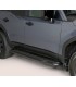 Juego estriberas de plataforma en acero de color negro de Toyota Land Cruiser 250