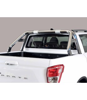 Roll bar en acero inox para Ssangyong Musso pick up