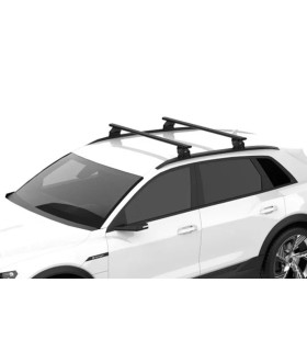 barras de techo Cruz Airo R3 negras para citroen berlingo y Peugeot Rifter