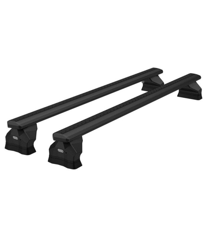 barras de techo Cruz Airo R3 negras para citroen berlingo y Peugeot Rifter