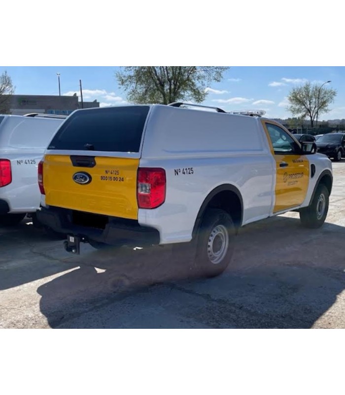 Hard top  sin ventanas correderas para Ford Ranger extra cabina desde 2023
